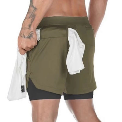 Pantalones cortos deportivos 2 en 1 GeZo!